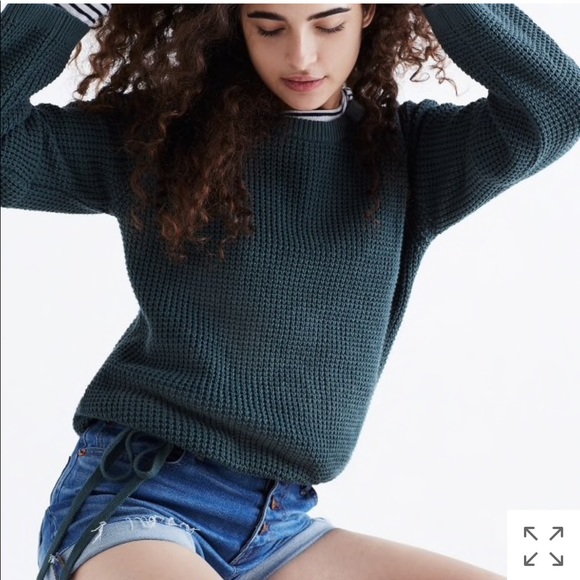 Madewell Sweaters - Madewell Wafflestitch drawstring sweater XL